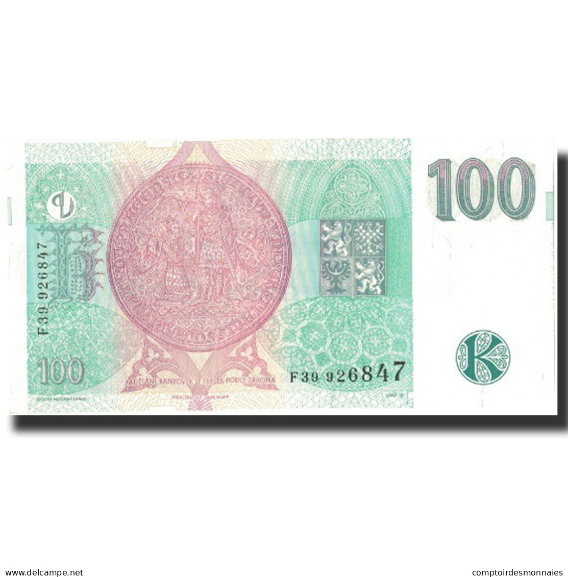 République Tchèque, 100 Korun, 1997, 1997, KM:18, SPL - República Checa