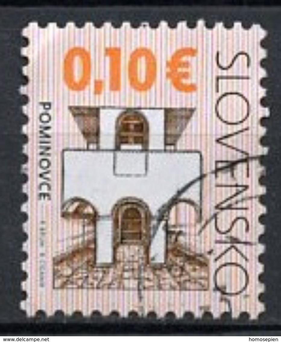 Slovaquie - Slovakia - Slowakei 2009 Y&T N°524 - Michel N°600 (o) - 0,10€ église De Pominovce - Gebruikt