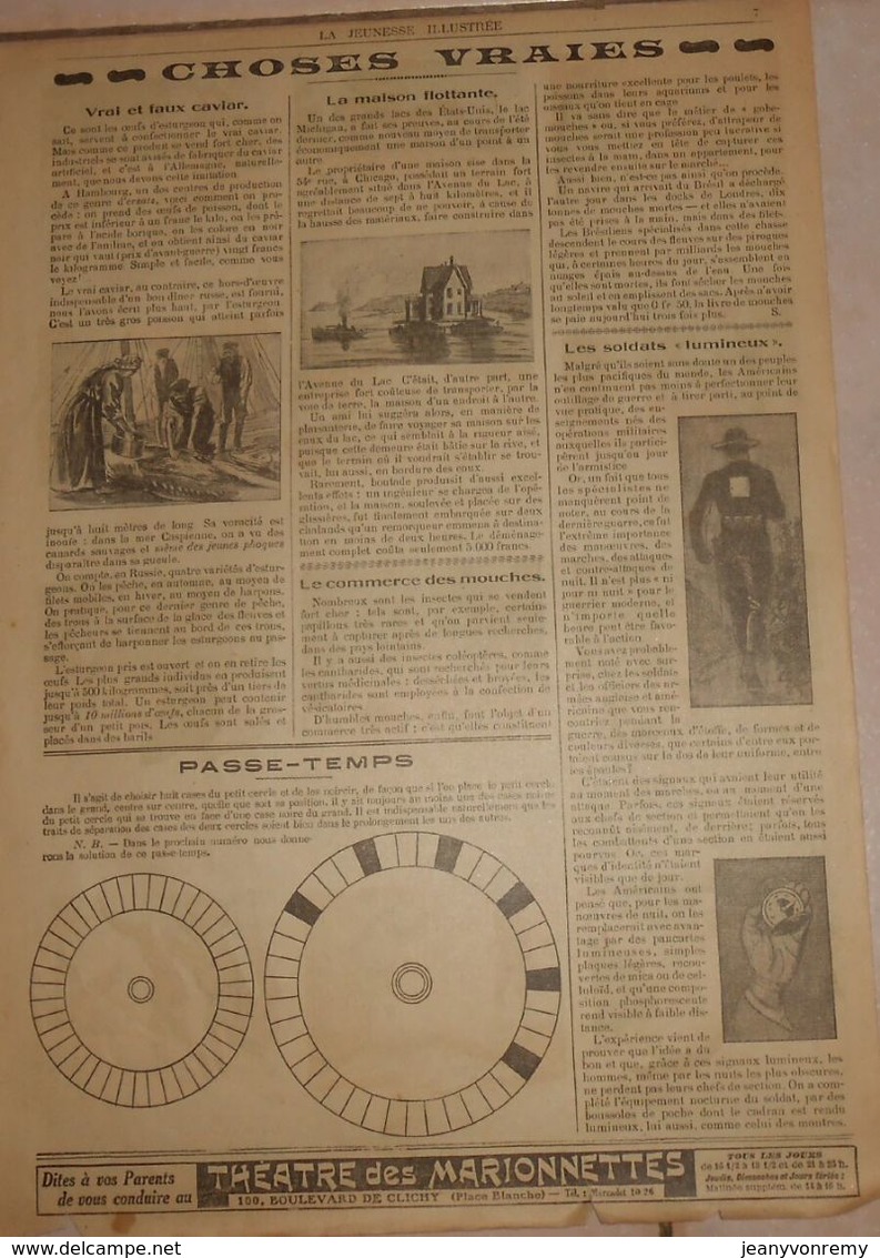 La Jeunesse Illustrée. N° 928. 17 Juillet 1921. - Jeunesse Illustrée, La