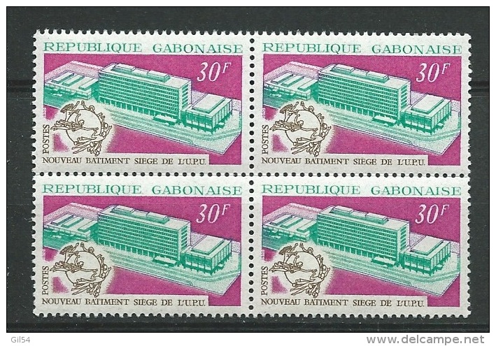 Gabon  - Yvert N° 256 **   Bloc De 4  -   Ava18002 - Gabon (1960-...)