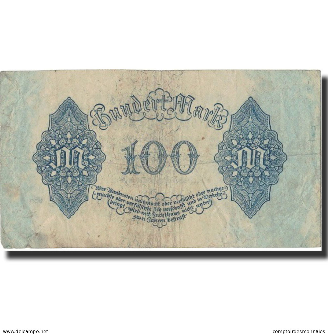 Allemagne, 100 Mark, 1922, KM:75, 1922-08-04, TTB - 100 Mark