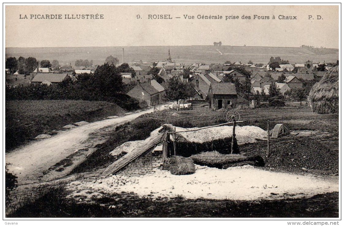 80 ROISEL - Vue Générale Prise Des Fours à Chaux - Roisel