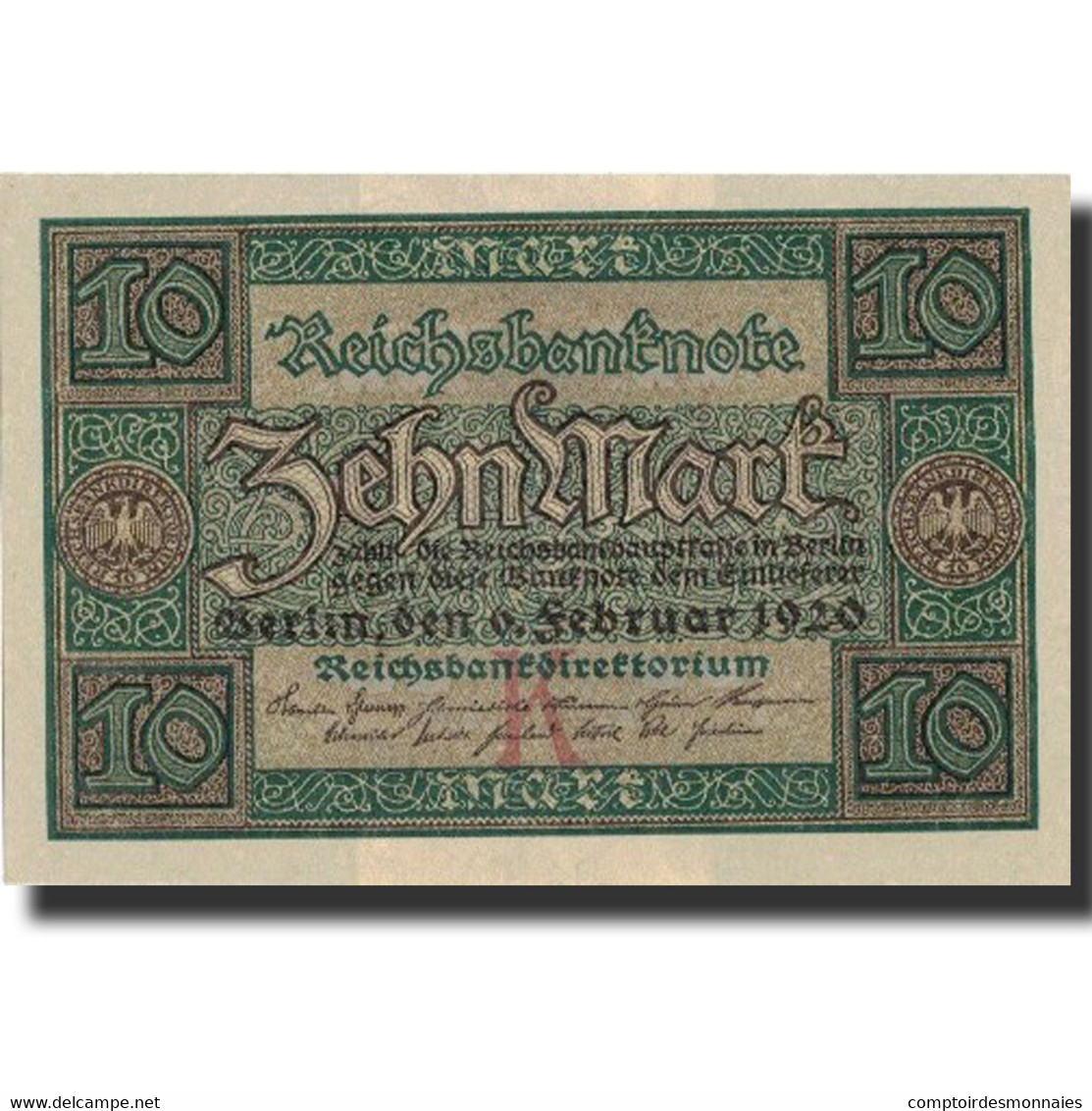 Allemagne, 10 Mark, 1920, KM:67a, 1920-02-06, SPL+ - 10 Mark