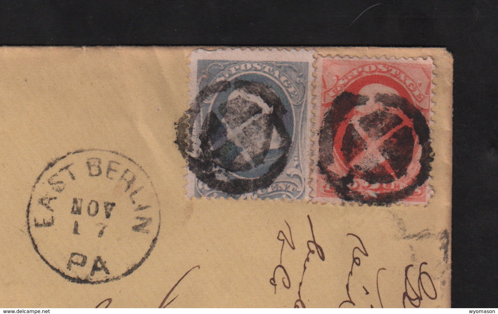 Envelope Mailed In Pennsylvania 1882 - Fancy Killer [#2048] - Postal History