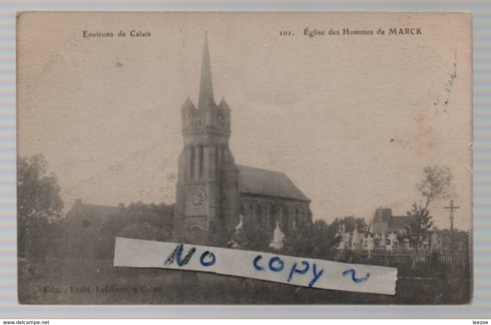 EGLISE DES HOMMES DE MARCK (environ De Oye Plage Et De Calais)   (P1) - Oye Plage