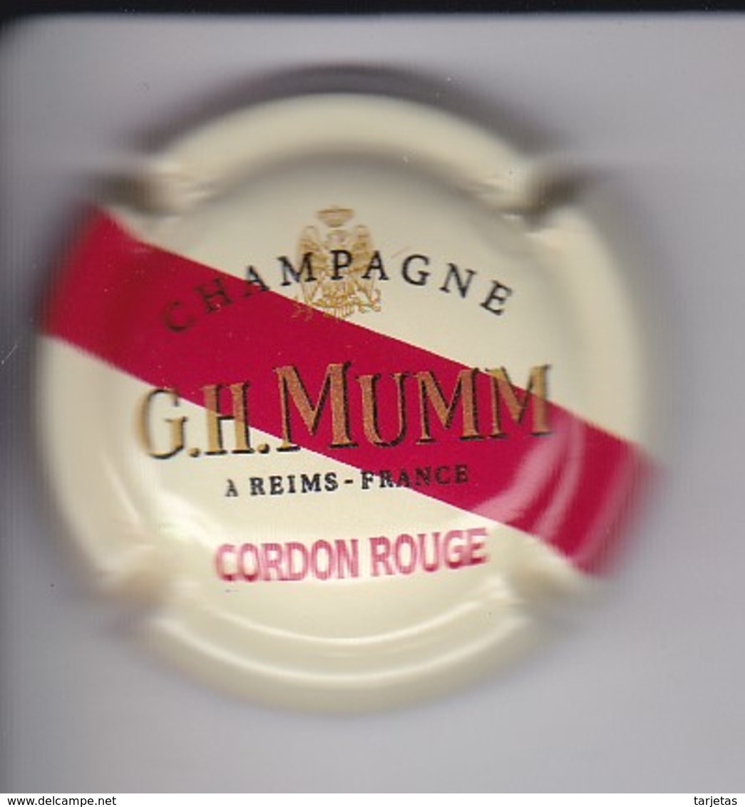 PLACA DE CHAMPAGNE MUMM CORDON ROUGE (CAPSULE) - Mumm GH