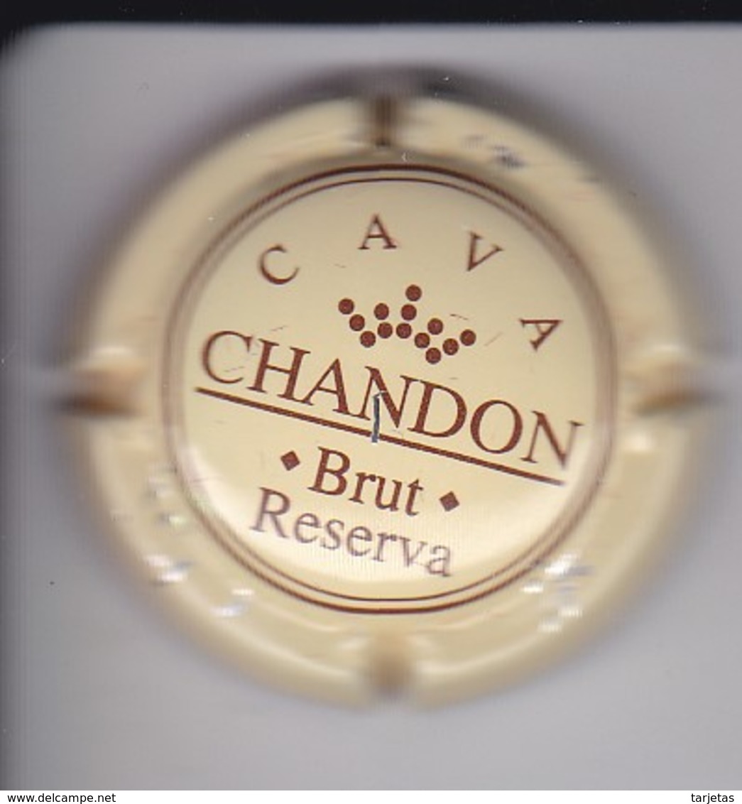 PLACA DE CHAMPAGNE CHANDON BRUT RESERVA (CAPSULE) - Moet Et Chandon