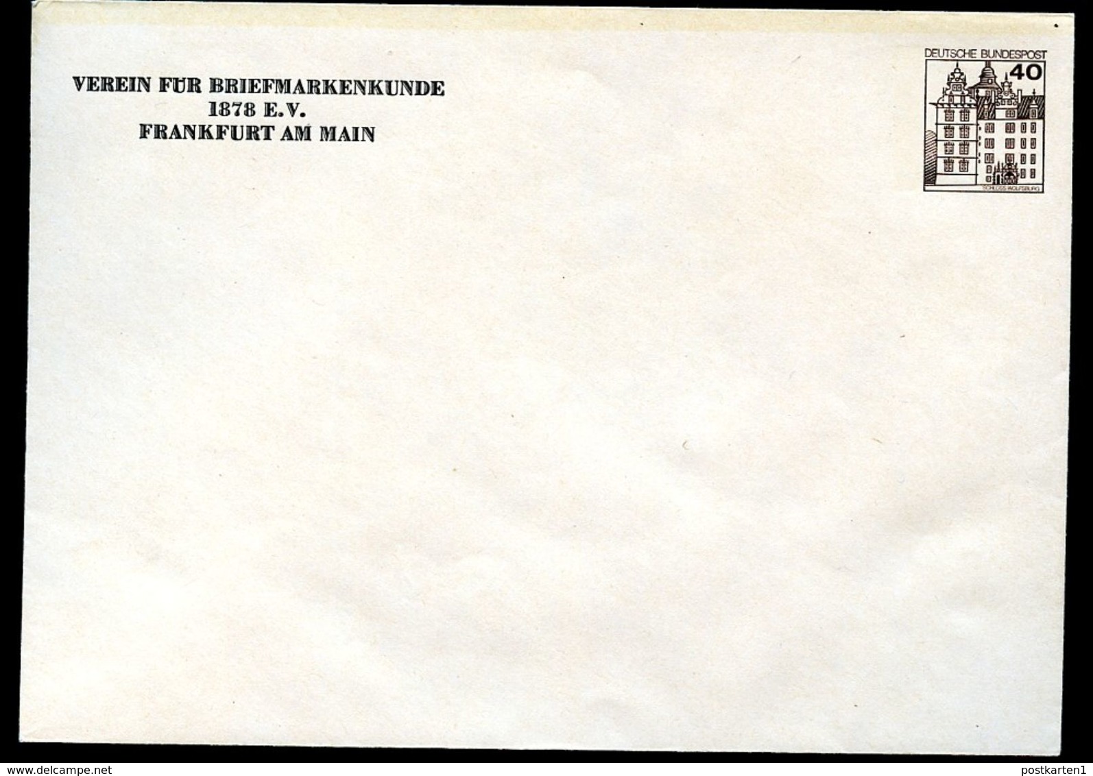 Bund PU111 B2/003a Privat-Umschlag VEREIN BRIEFMARKENKUNDE FRANKFURT 1980 - Enveloppes Privées - Neuves