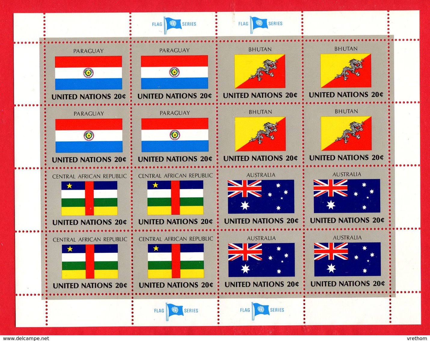 UNO New York,  Flag Series - Collections, Lots & Séries