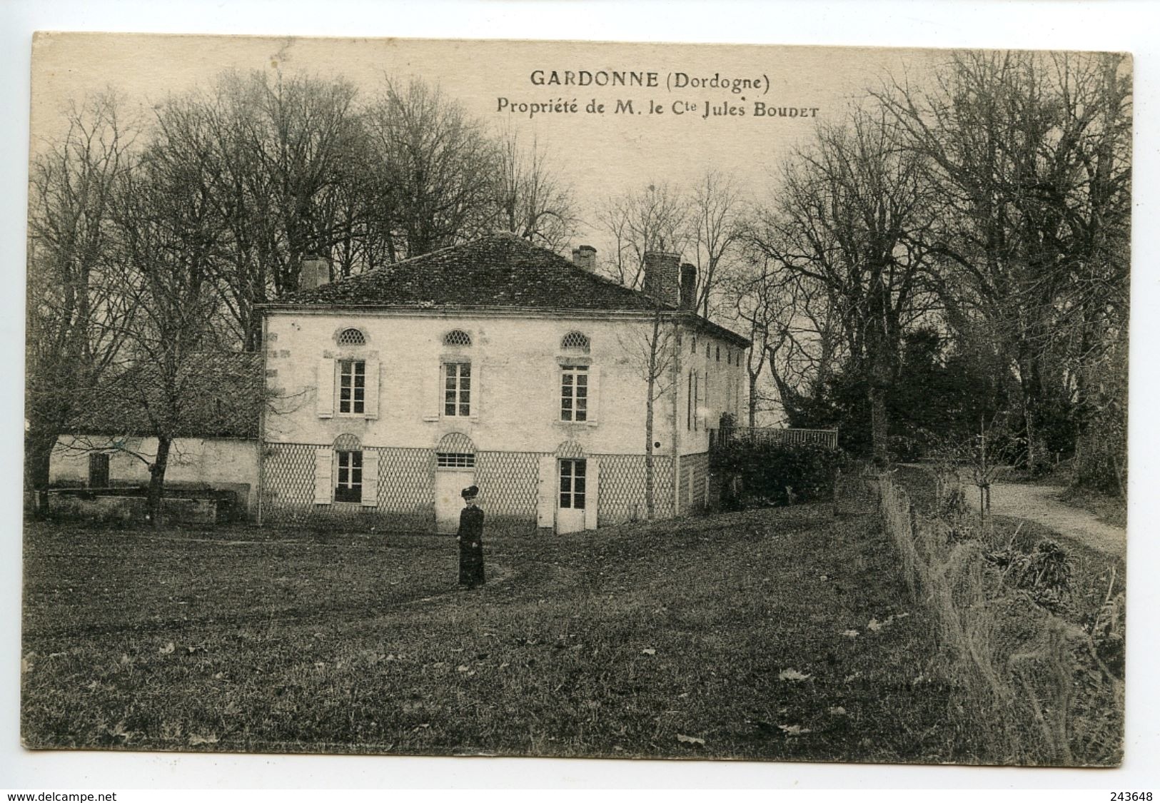 Gardonne Propriété De M Le Comte Jules Boudet - Autres & Non Classés