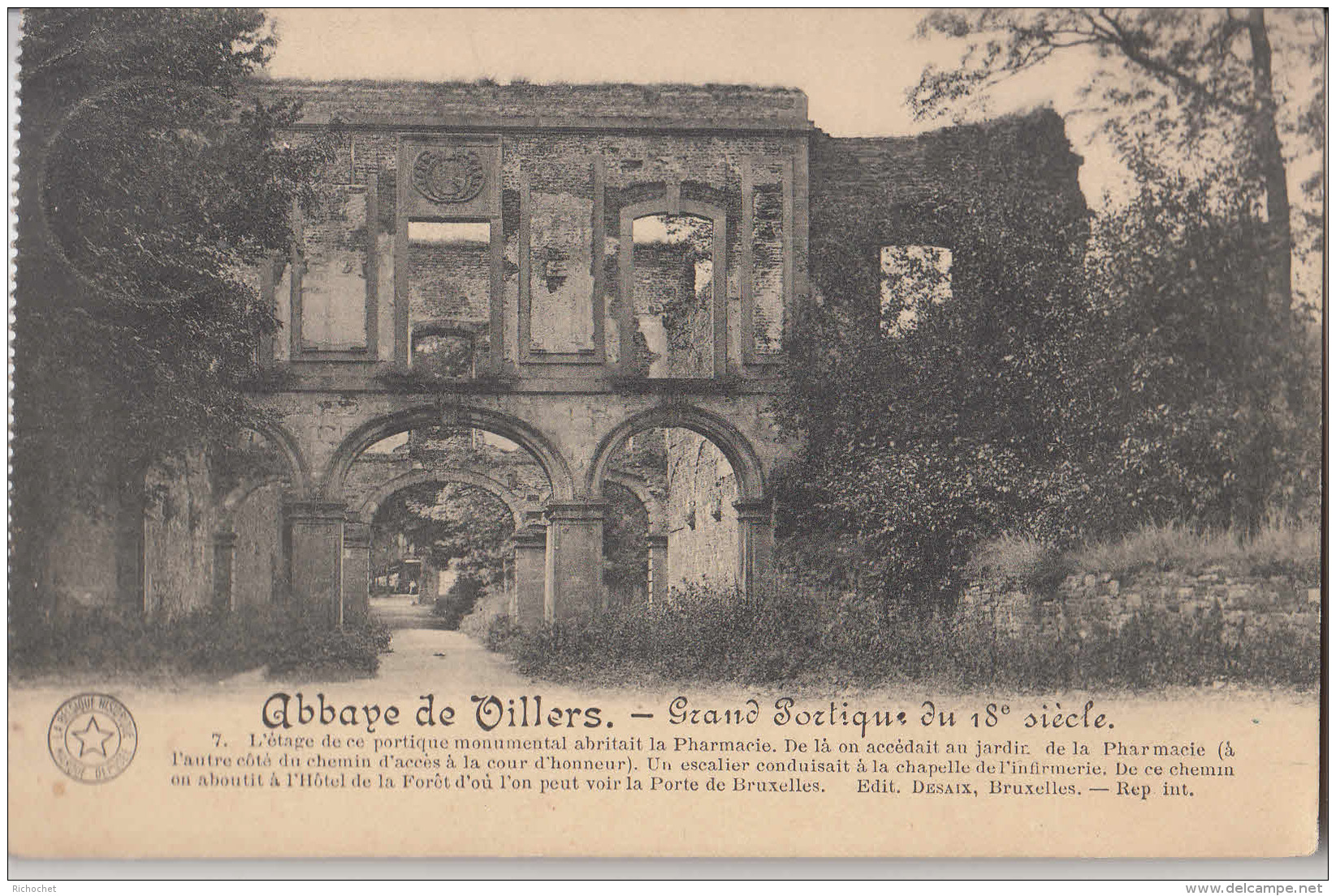 Villers-La-Ville -  Abbaye De Villers - Grand Portique Du 18e Siècle - Villers-la-Ville