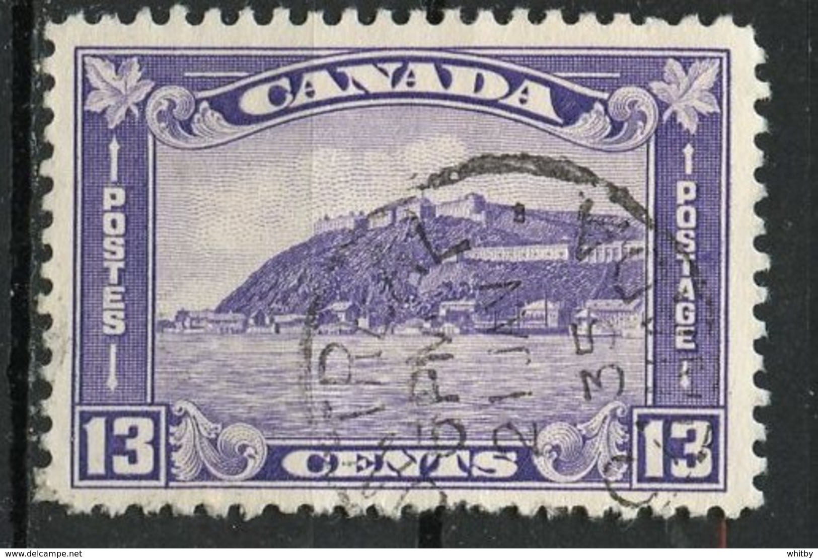 Canada 1932 13c Quebec Citadel Issue  #201 - Oblitérés