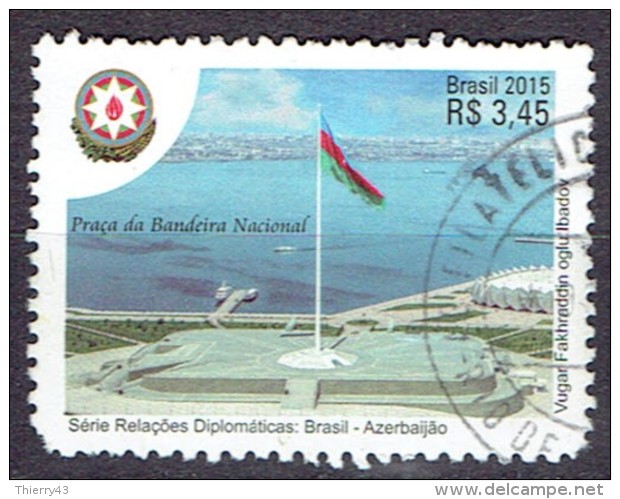 Brasil 2015 -  Diplomatic Relations With Azerbeidzjan -  Mi. 4238 - Used, Oblitéré, Gest. - Used Stamps
