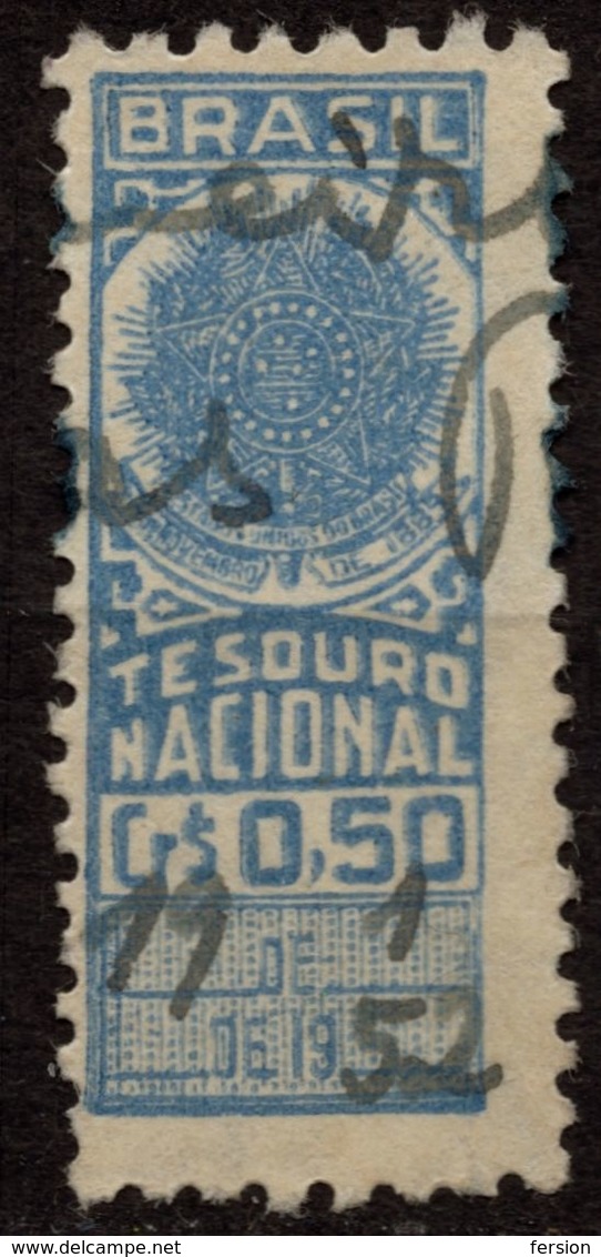 BRASIL BRAZIL / Tax - Revenue Stamp - Used - Service