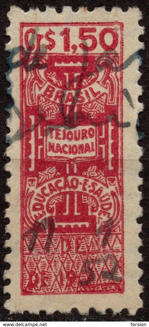 BRASIL BRAZIL / Tax - Revenue Stamp - Used - Officials