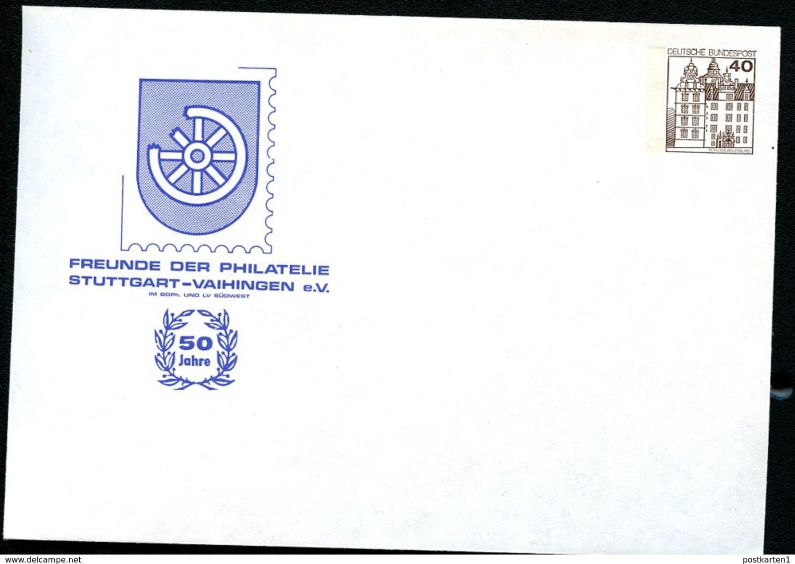 Bund PU111 B2/011 Privat-Umschlag PHILATELIE STUTTGART 1980 - Enveloppes Privées - Neuves