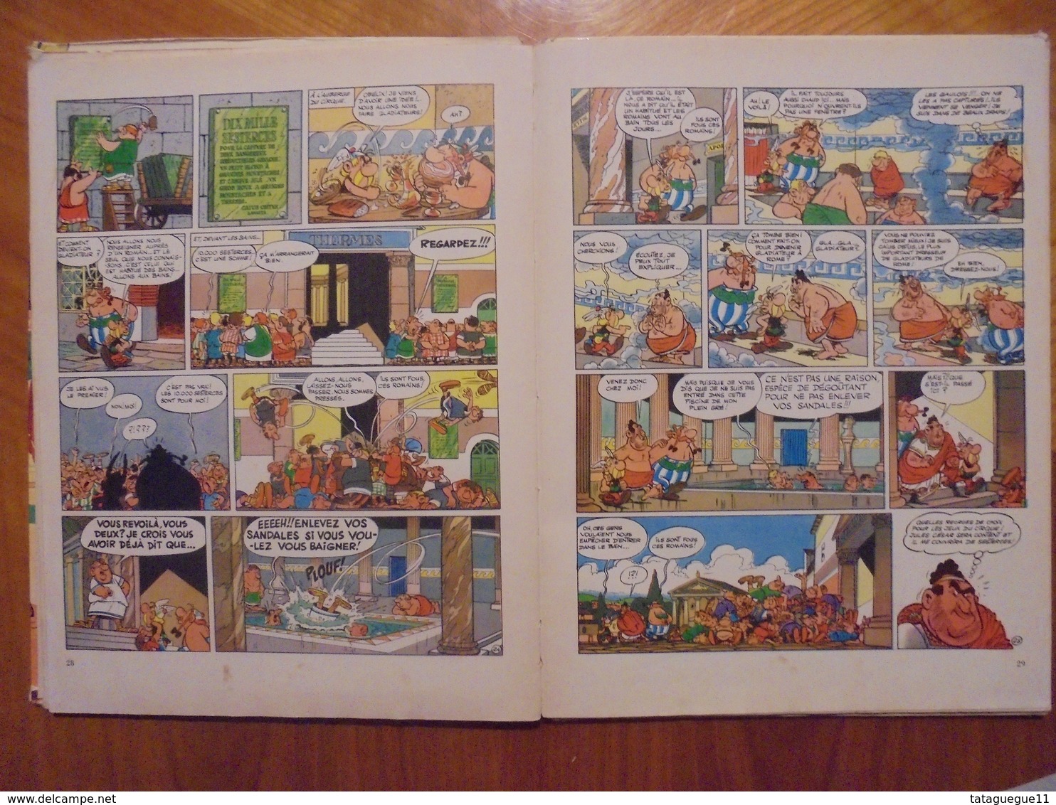 Ancien - BD - Une Aventure D'Astérix Le Gaulois - Astérix Gladiateur - 1975 - - Astérix