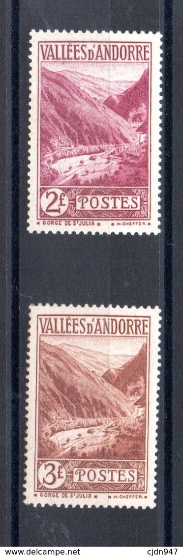 ANDORRE N° 41/ 42 - Neufs