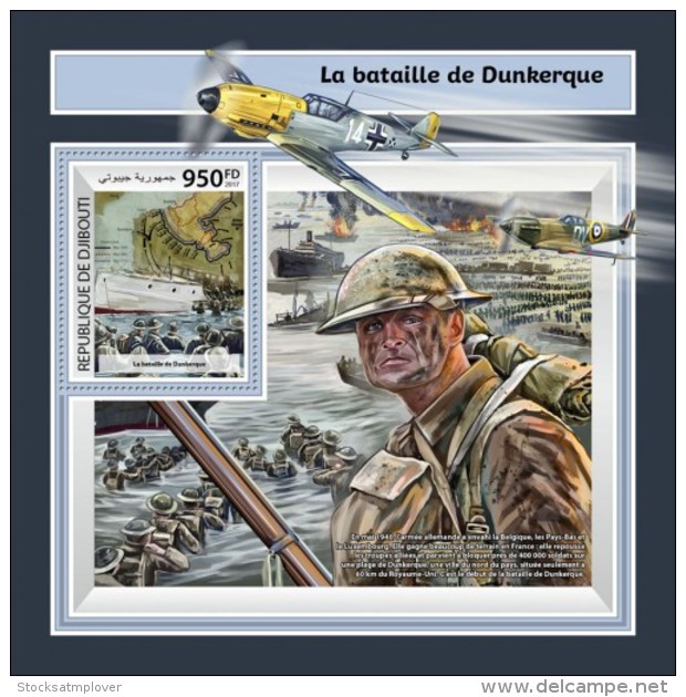 Djibouti 2017 Battle Of Dunkirk WWII - Gibuti (1977-...)