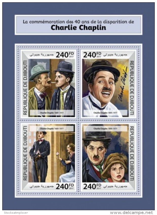 Djibouti 2017 Charlie Chaplin - Djibouti (1977-...)
