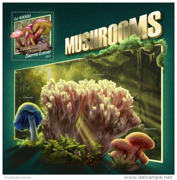 Sierra Leone 2017 Mushrooms S2017-11 - Sierra Leone (1961-...)