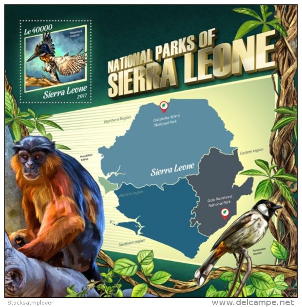 Sierra Leone 2017 National Parks S2017-11 - Sierra Leone (1961-...)