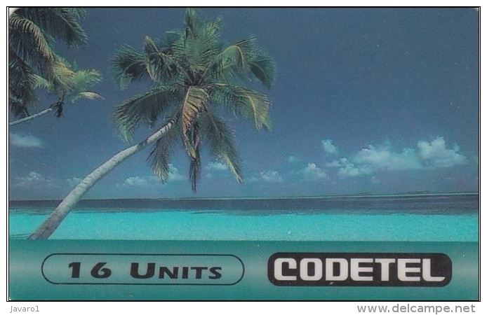 CODETEL : DMC001B 16u Comuni Card Palmtrees (DUMMY Card) MINT - Dominicaine