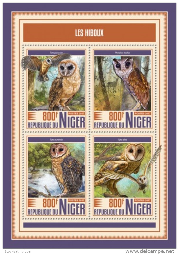 Niger 2017 Owls S2017-12 - Niger (1960-...)