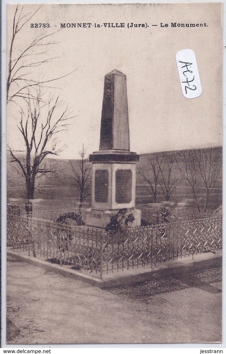 MONNET-LA-VILLE- LE MONUMENT AUX MORTS - Altri & Non Classificati