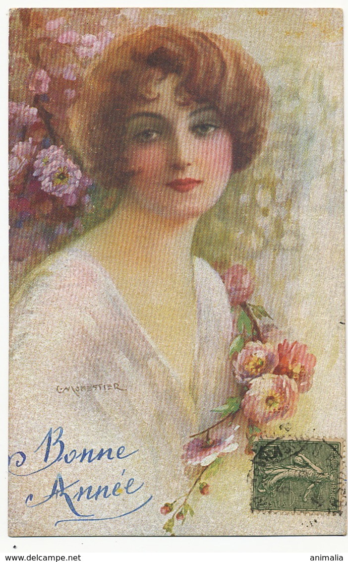 C. Monestier Belle Femme Aux Fleurs - Monestier, C.