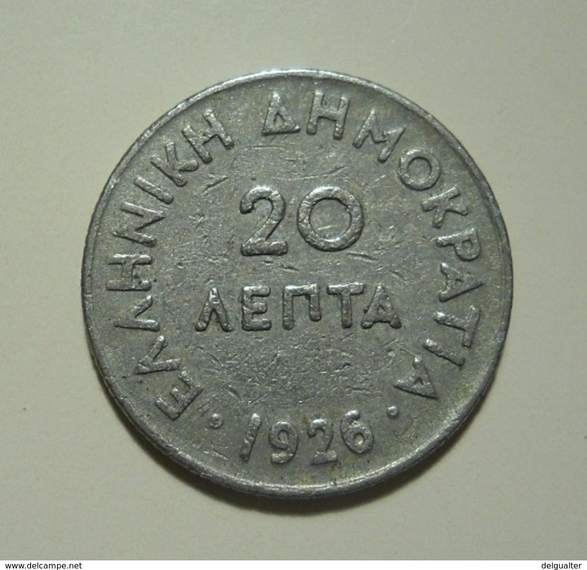 Greece 20 Lepta 1926 - Grecia