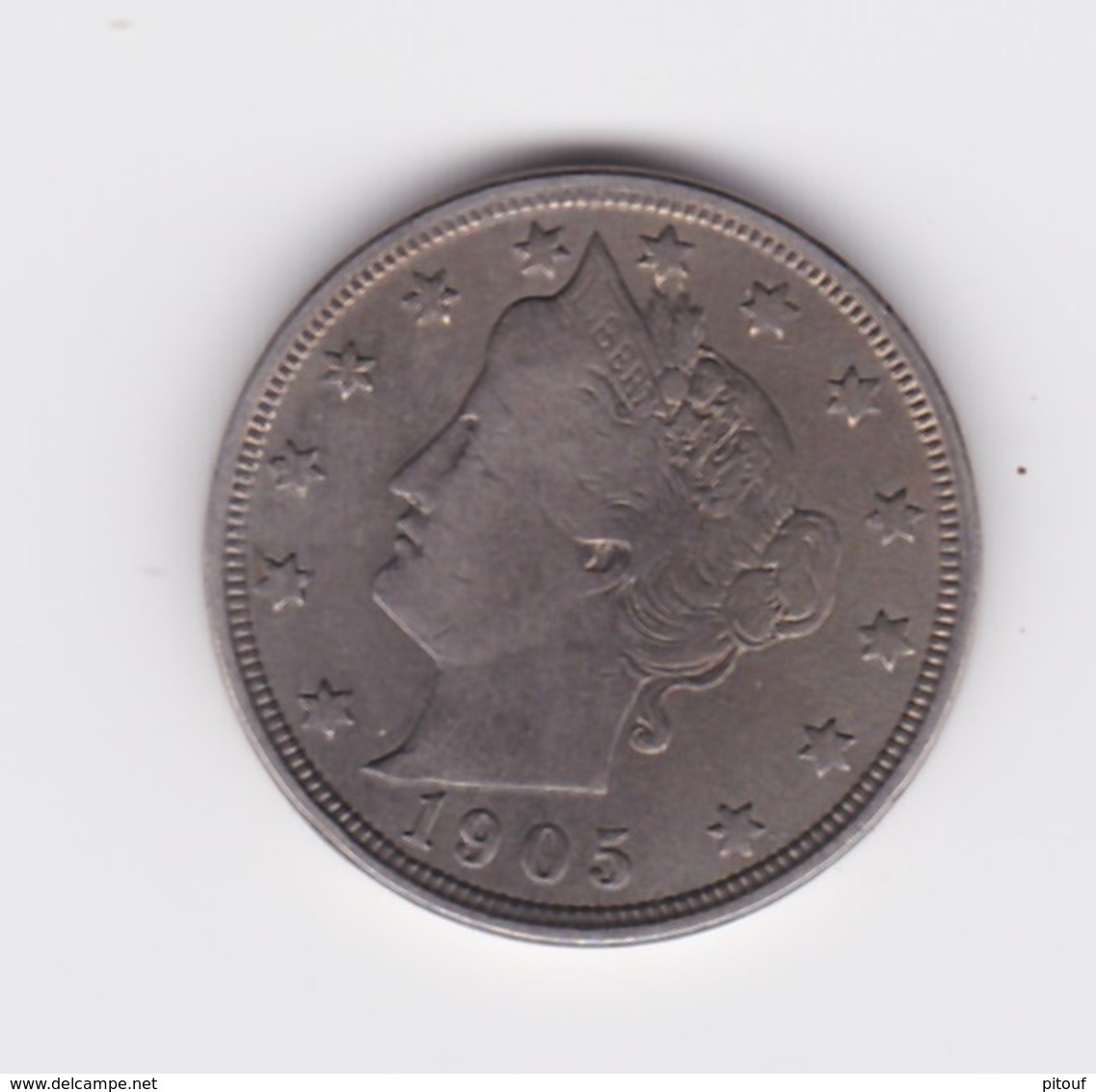 5 Cents USA   Liberty  1905 TTB - 1883-1913: Liberty