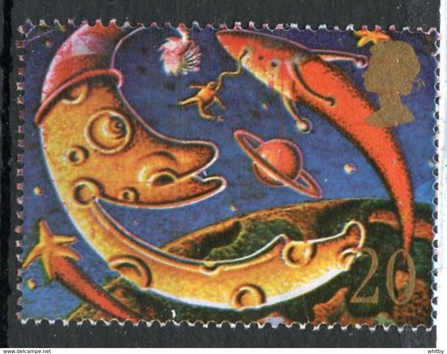 Great Britain 1990 20p Man In The Moon Issue #1308 - Used Stamps