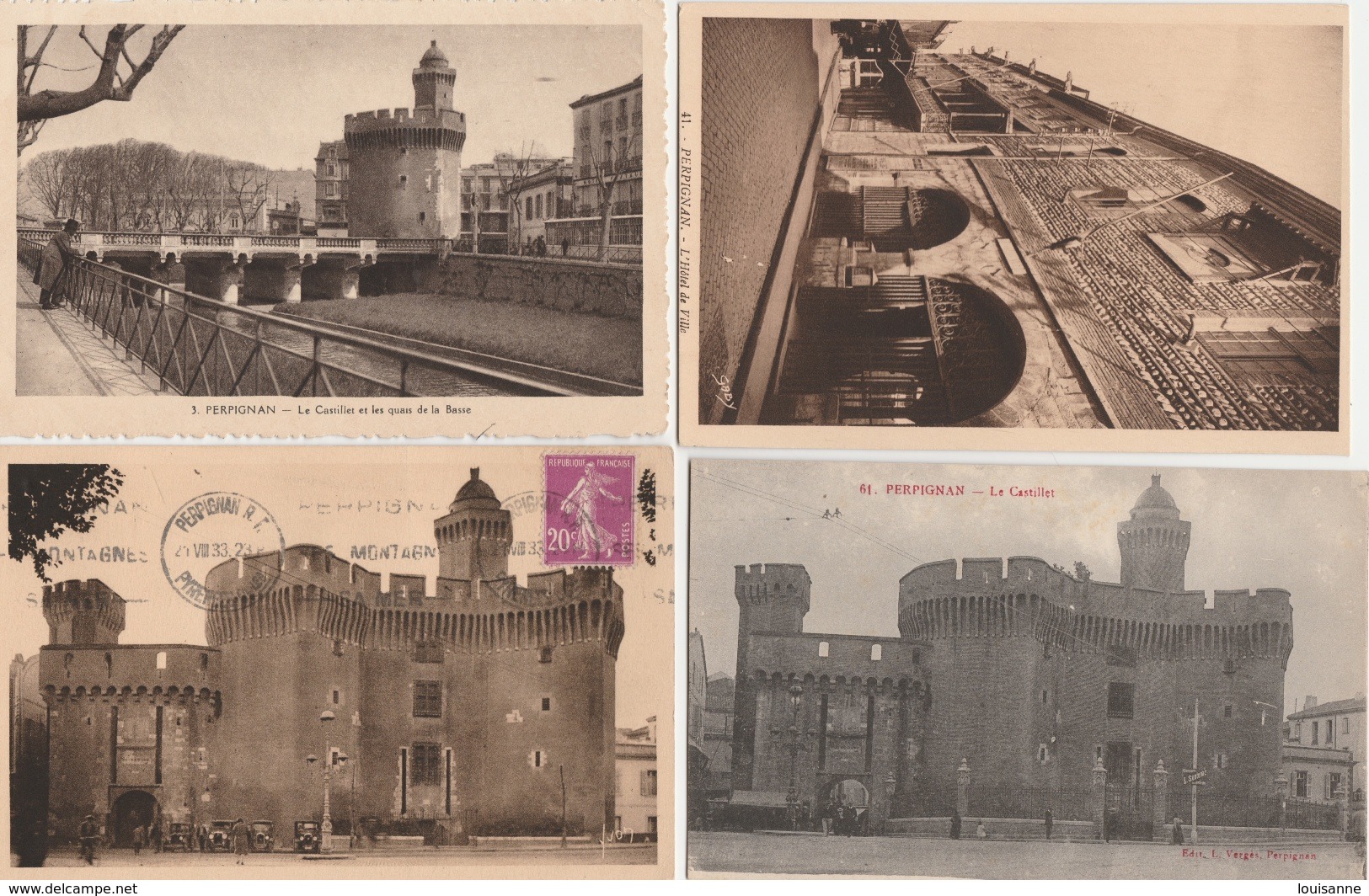 18 / 2 / 440  -    LOT  DE  20  CPA  DE  PERPIGNAN  ( 66 ) Toutes Scanées - 5 - 99 Cartes