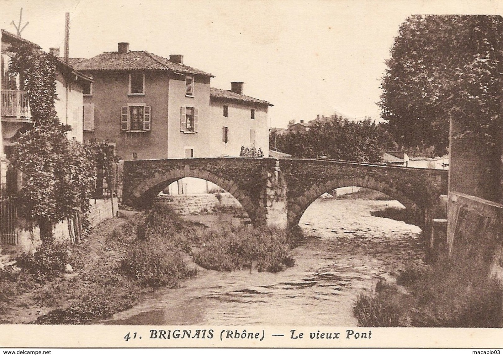 69  Rhône  :  Brignais  Le Vieux Pont    Réf 3814 - Brignais