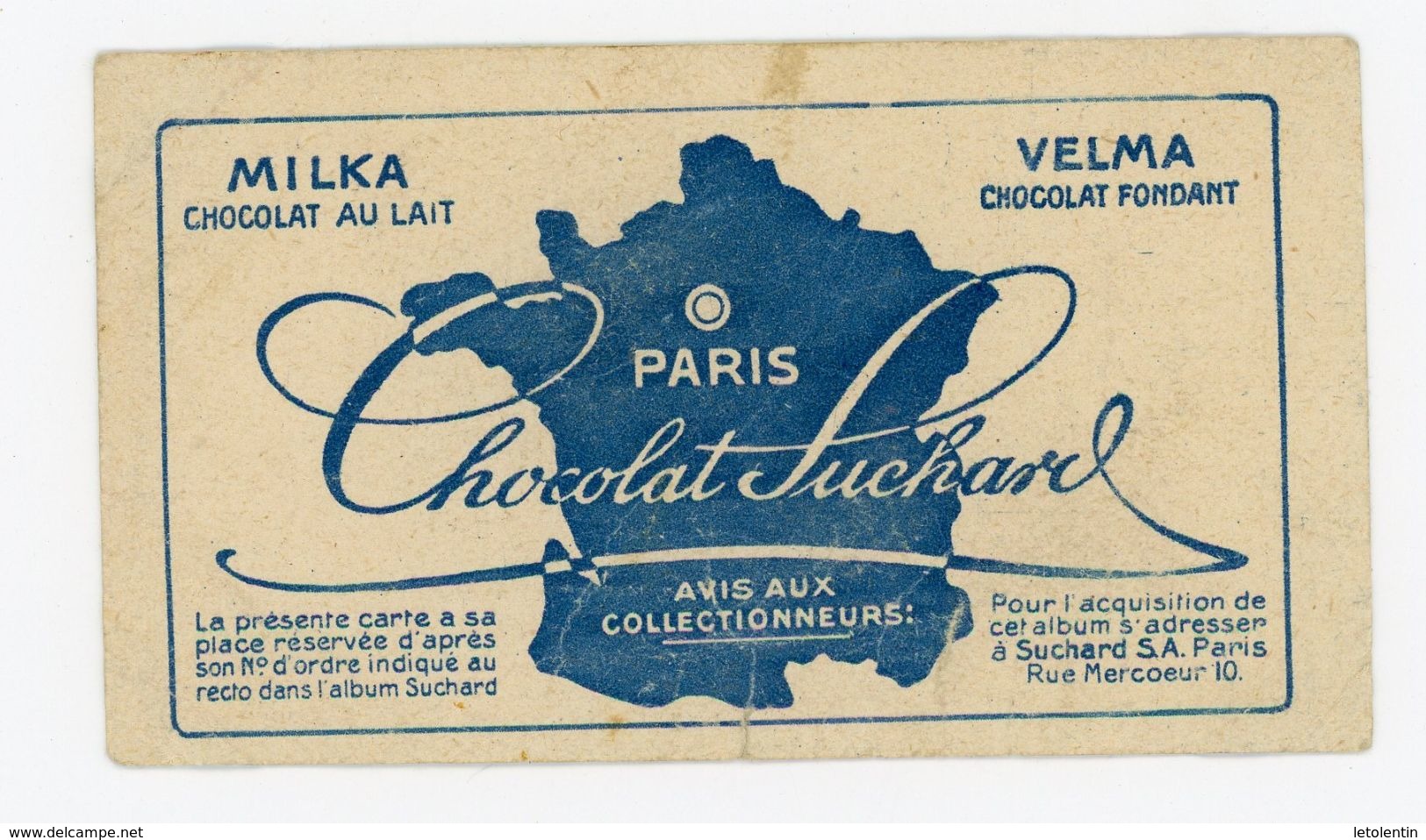 CHOCOLAT SUCHARD - VUES DE FRANCE - 211 - JEUNE ALSACIENNE (BAS-RHIN) - Suchard