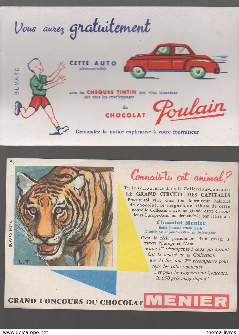 Lot De 10 Buvards Publicitaires Neufs (PPP7578) - Colecciones & Series