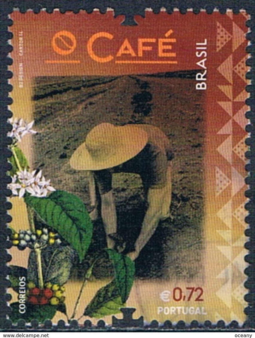 Portugal - Culture Du Café : Brésil 3959 (année 2014) Oblit. - Oblitérés