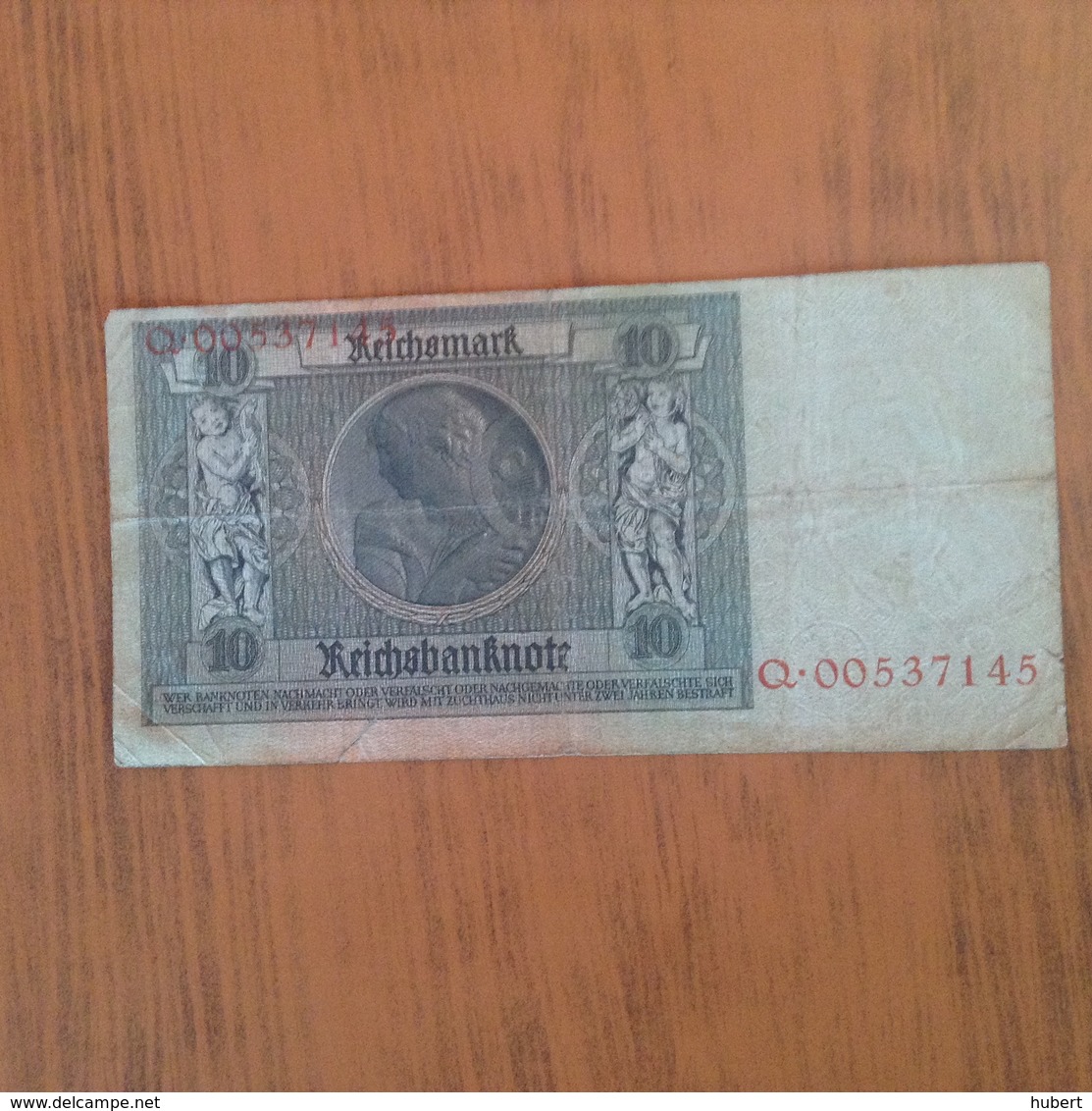 Allemagne.Billet 10 Reichsmark - 10 Reichsmark