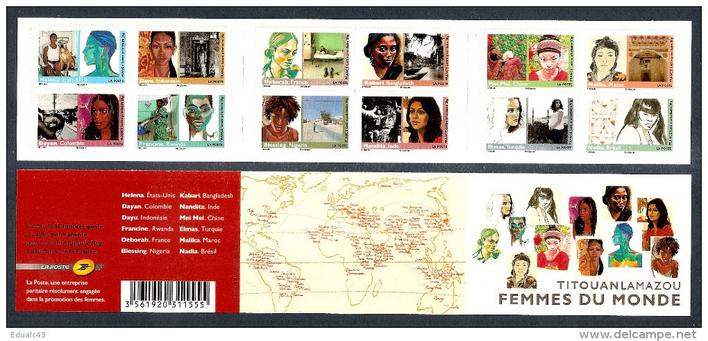 2009 Carnet Adhésif FEMMES Du Monde-N° BC 274 - NEUF - LUXE ** NON Plié - Commemorrativi