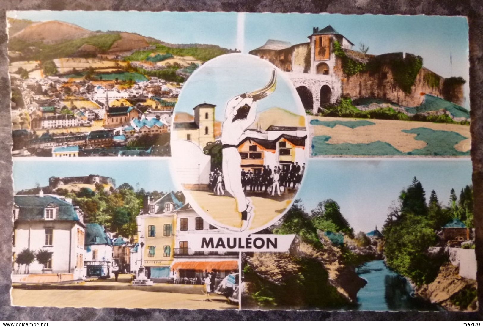 (65).MAULEON.CPSM MULTIVUES.PEU COURANTE.ANNEES 60.TBE. - Mauleon Barousse