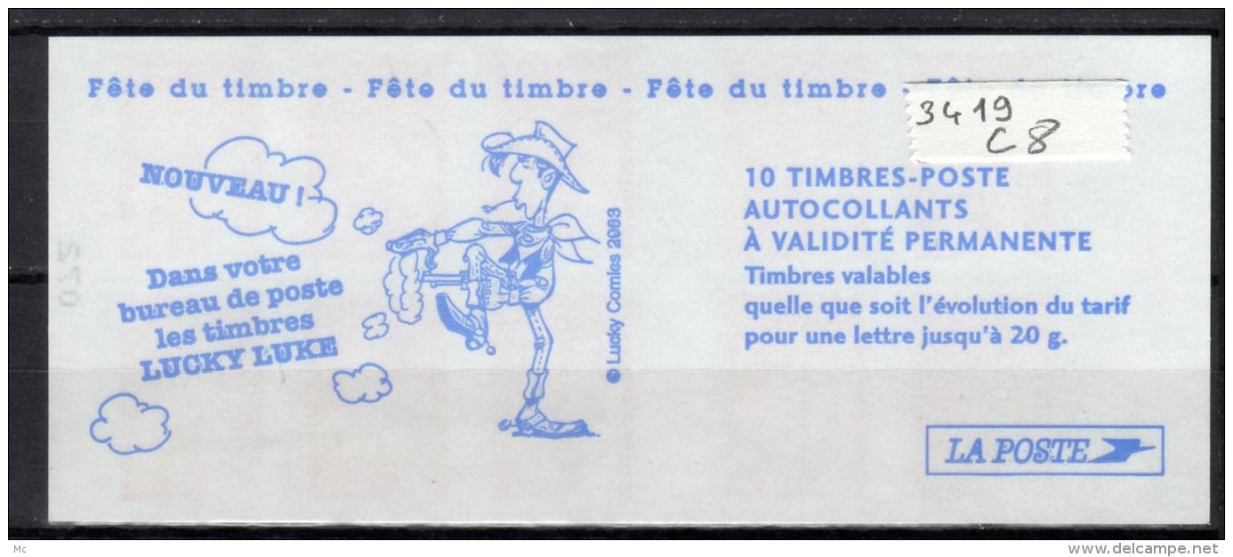 France - Carnet N° 3419 - C 8 Neuf - 072 - Autres & Non Classés