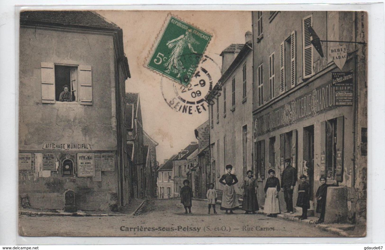 CARRIERES SOUS POISSY (78) - RUE CARNOT (ETAT) - Carrieres Sous Poissy