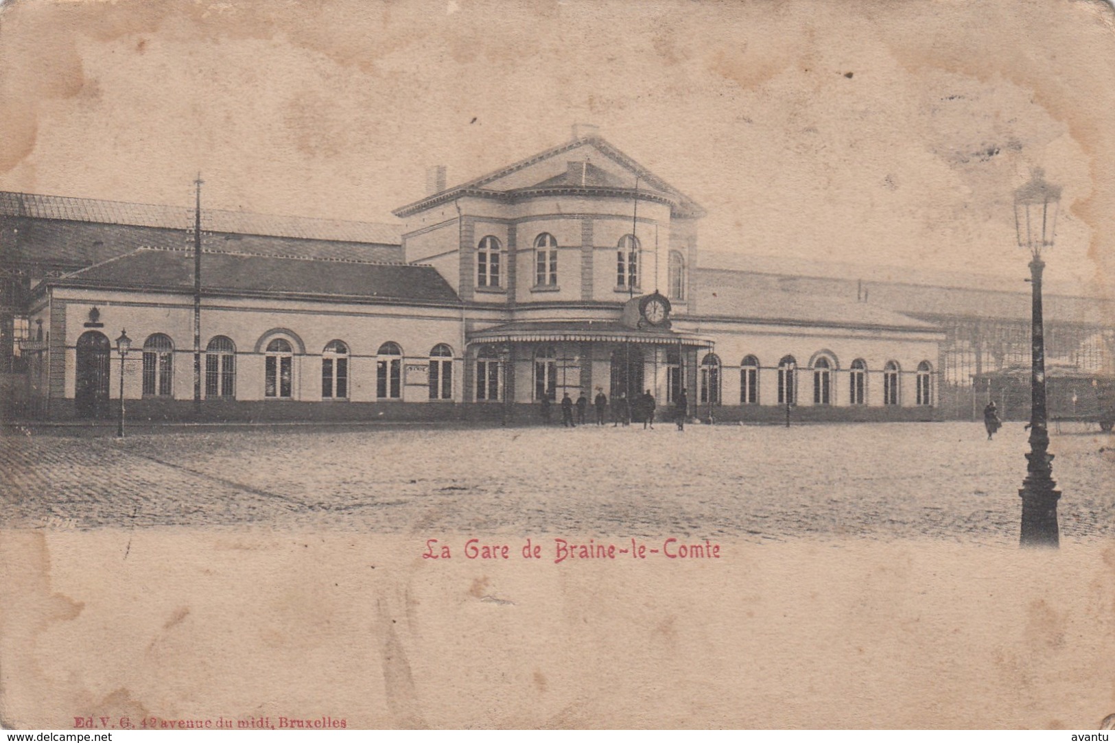 BRAINE LE COMTE / LA GARE  1910 - Braine-le-Comte