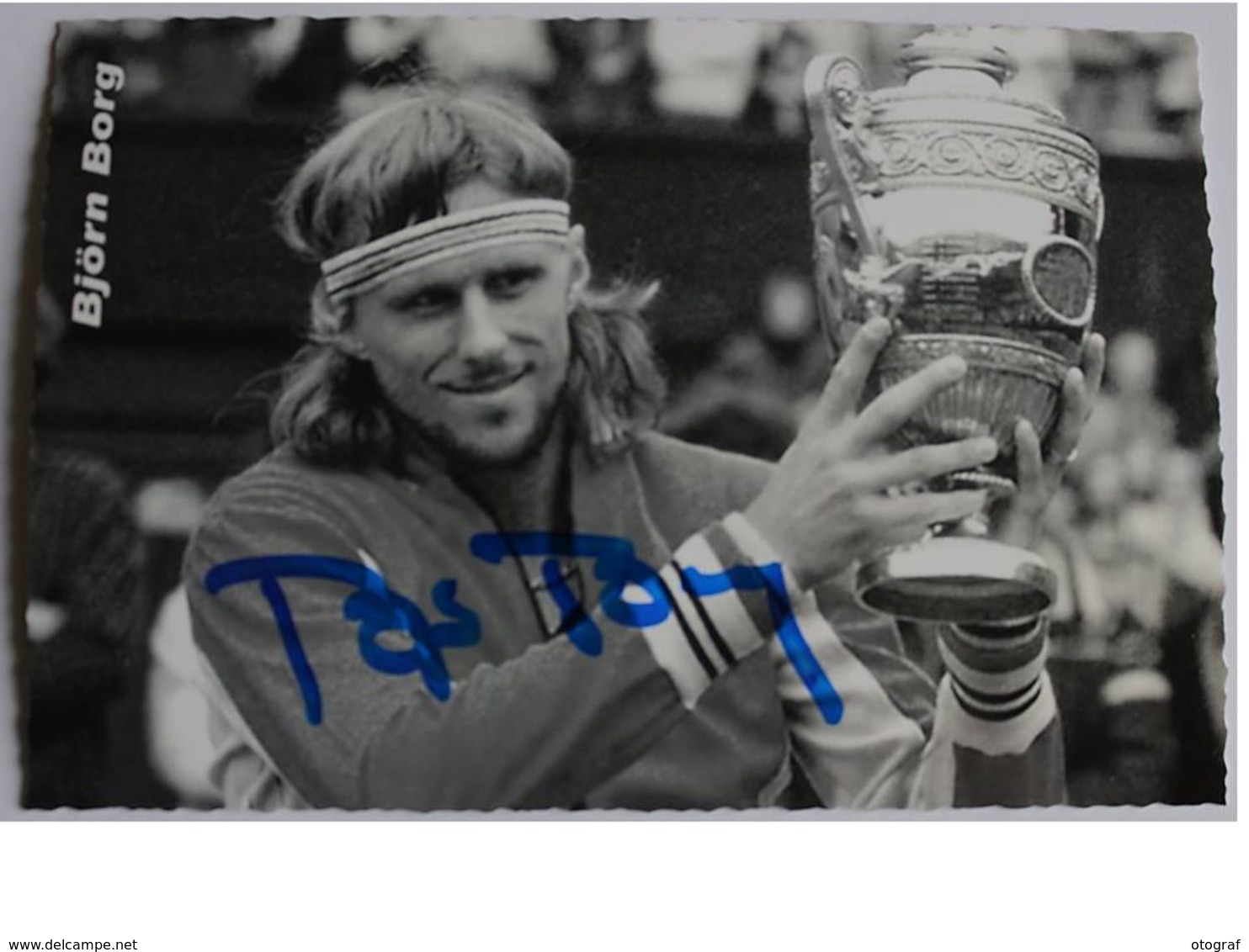 Carte Postale - Björn BORG - Dédicace - Hand Signed - Autographe Authentique  - - Tennis