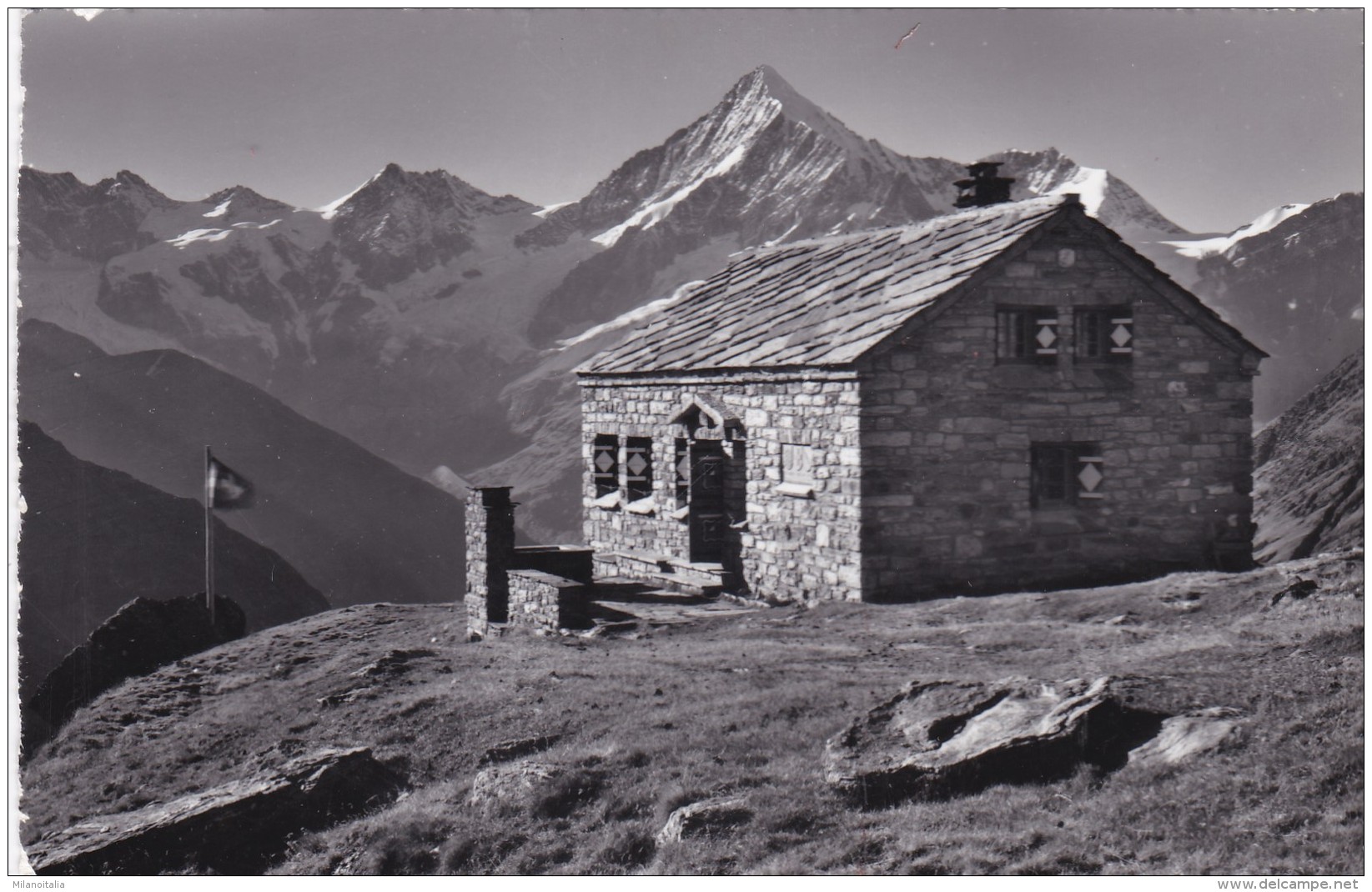 Täschhütte Mit Weisshorn (3353) * 2. 9. 1970 - Täsch