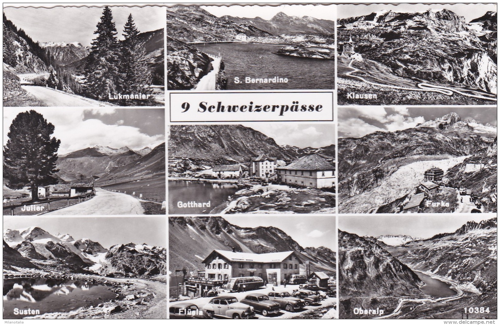 9 Schweizerpässe - 9 Bilder (10384) * 4. 9. 1957 - Sonstige & Ohne Zuordnung