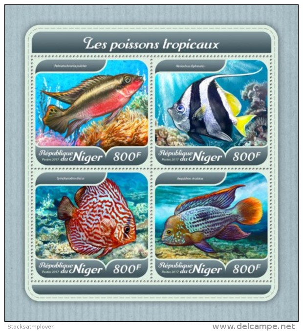 Niger 2018 Tropical Fishes S201801 - Niger (1960-...)