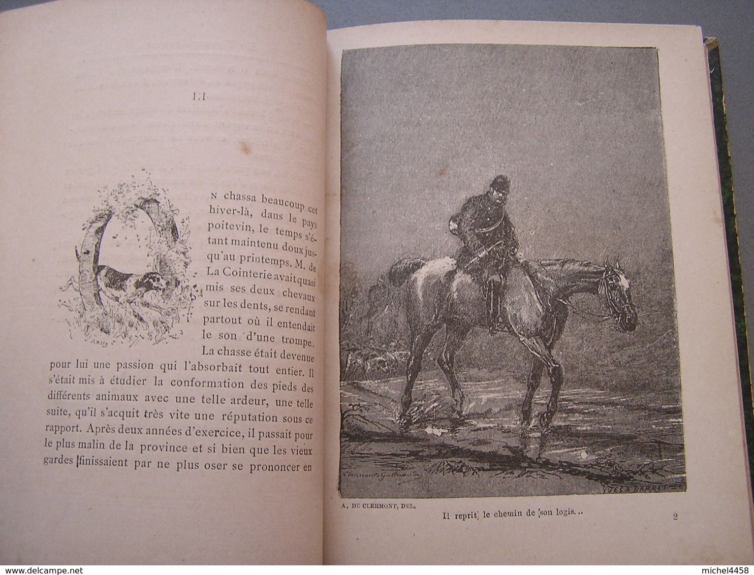LES VENEURS ENNEMIS  Marquis Guy de Charnacé  Edition originale 1887 bibliothèque Pairault Vénerie Chasse à courre