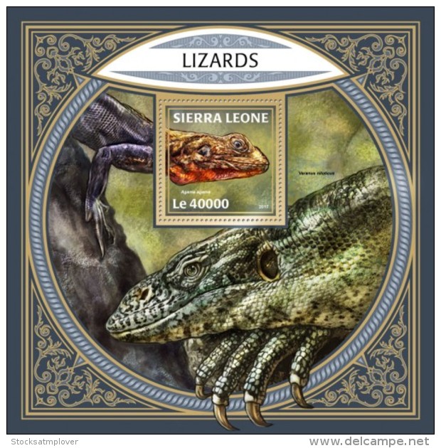 Sierra Leone 2018 Lizards S201801 - Sierra Leone (1961-...)